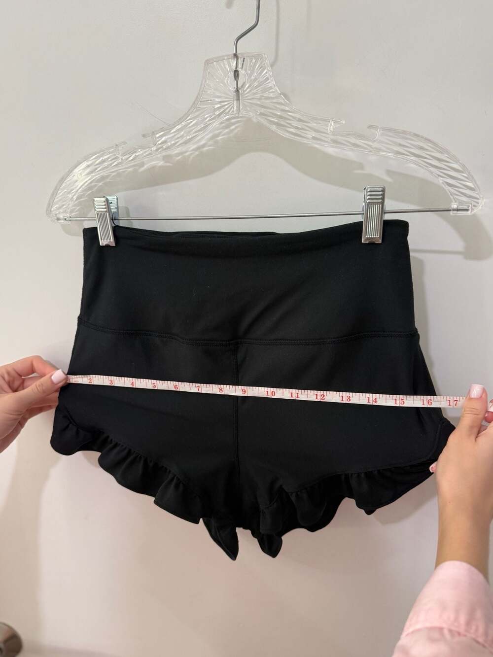 Free People FP Movement High-Rise Ruffle Hem Athletic Shorts - Picture 5 of 7